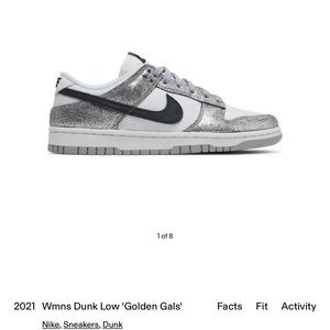 Women’s dunk golden gals size 6